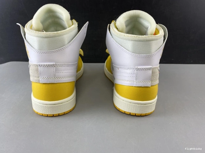 Off-White Jordan 1 Dark NRG x Yellow-Cone AQ0818-149 Air White Powder 0925